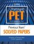 Chhattisgarh PET Pre Engineering Test Previous Years Solved Papers