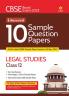 CBSE Board Exam 2023 I - Succeed 10 Sample Question Papers Legal Studies Class 12th