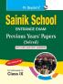 Sainik School: Previous Years' Papers (Solved) for Class-IX