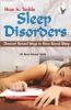 How to Tackle Sleep Disorders
