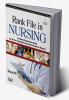 RANK FILE IN NURSING COMPLETE PREPARATORY GUIDE FOR VARIOUS COMPETITIVE EXAMS/INTERVIEWS IN NURSING