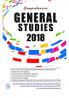 Comprehensive General Studies 2018