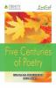 Five Centuries of Poetry
