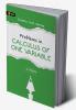 Problems in Calculus of One Variable
