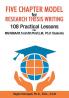 Five Chapter Model for Research Thesis Writing