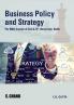 Business Policy And Strategy
