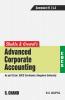 Advanced Corporate Accounting - Semester IV [CBCS-Bangalore University]