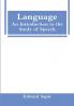 Language: An Introduction To The Study Of Speech