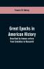 Great epochs in American history