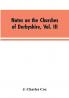 Notes on the Churches of Derbyshire Vol. III