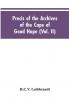 Precis of the Archives of the Cape of Good Hope