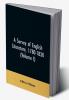 A survey of English literature 1780-1830 (Volume I)