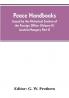 Peace handbooks
