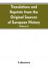 Translations and reprints from the original sources of European history (Volume I)