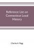 Reference list on Connecticut local history