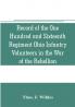 Record of the One Hundred and Sixteenth Regiment Ohio Infantry Volunteers in the War of the Rebellion
