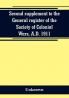 Second supplement to the General register of the Society of Colonial Wars A.D. 1911