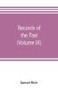 Records of the past; being English translations of the Assyrian and Egyptian monuments (Volume IX)