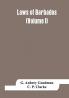 Laws of Barbados (Volume I)