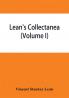Lean's collectanea (Volume I)