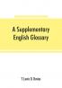 A supplementary English glossary
