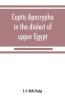 Coptic apocrypha in the dialect of upper Egypt