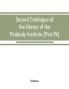 Second catalogue of the library of the Peabody Institute of the city of Baltimore including the additions made since 1882 (Part IV) H-K