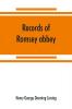 Records of Romsey abbey
