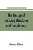 The design of masonry structures and foundations