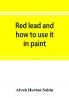 Red lead and how to use it in paint