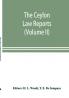 The Ceylon Law reports