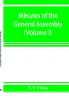 Minutes of the General Assembly of the General Baptist churches in England