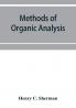 Methods of organic analysis