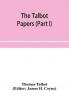 The Talbot papers (Part I)