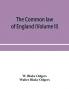 The common law of England (Volume II)