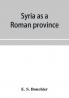 Syria as a Roman province