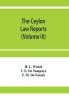 The Ceylon Law reports