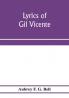 Lyrics of Gil Vicente
