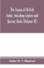 The Fauna of British India Including Ceylon and Burma; Birds (Volume III)