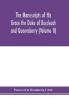 The manuscripts of His Grace the Duke of Buccleuch and Queensberry (Volume II)