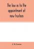 The law as to the appointment of new trustees