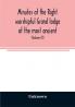 Minutes of the right worshipful Grand lodge of the most ancient and honorable fraternity of Free and accepted masons of Pennsylvania and Masonic jurisdiction thereunto belonging (Volume IX) For the Year 1855 to 1858