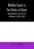 Notable events in the history of Dover New Hampshire from the first settlement in 1623 to 1865
