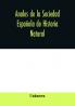 Anales de la Sociedad Española de Historia Natural