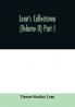 Lean's collectanea (Volume II) Part I