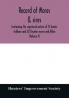 Record of mares & sires