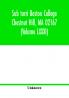 Sub turri Boston College Chestnut Hill MA 02167 (Volume LXXXI)