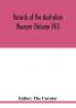 Records of the Australian Museum (Volume VIII)