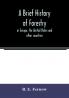 A brief history of forestry