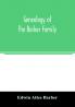 Genealogy of the Barber family